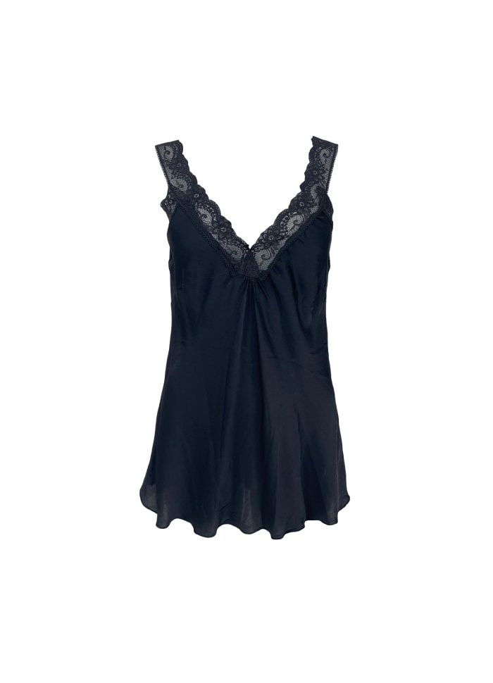 Bea Lace Top, Colour: Black, Size: S/M