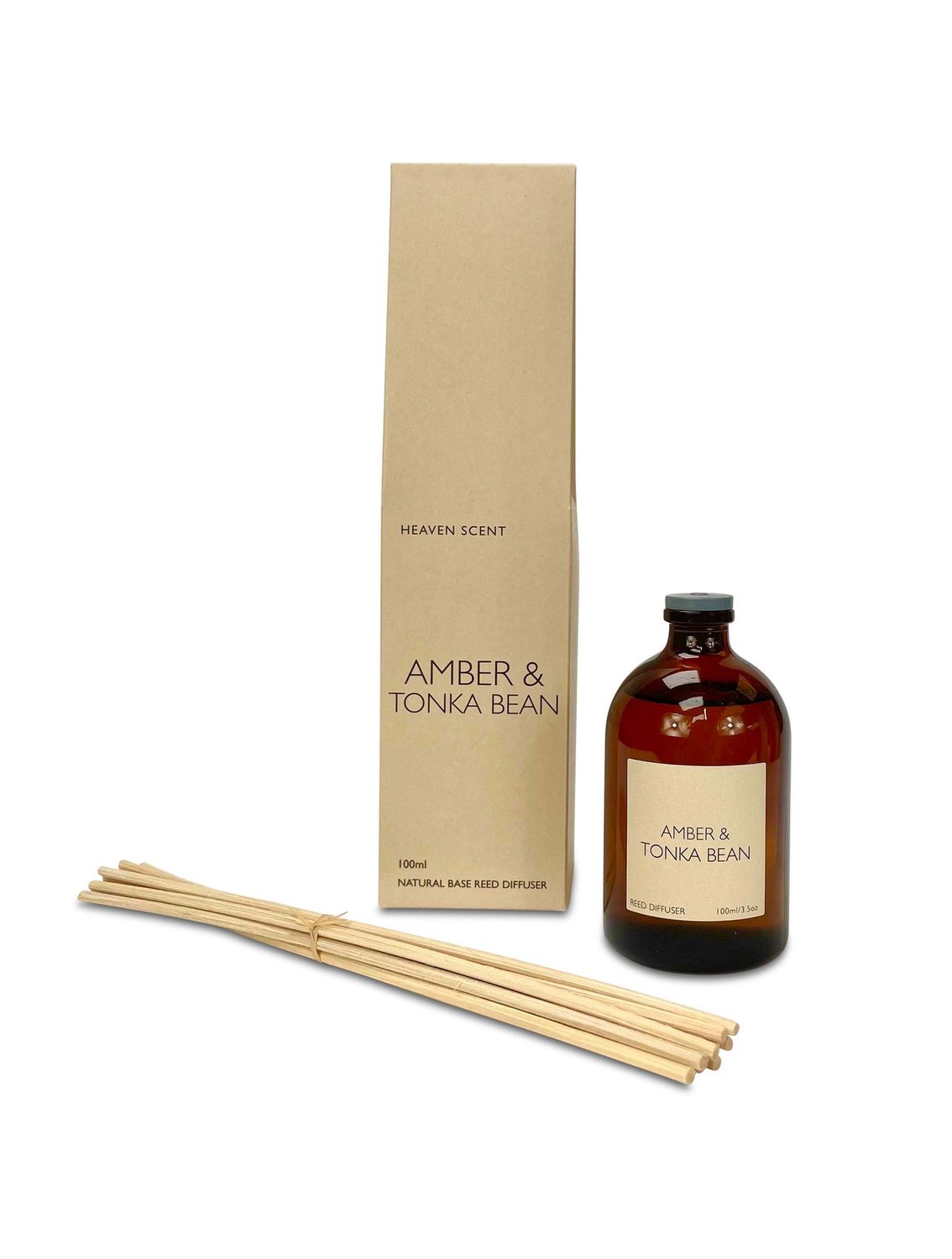Heritage Range 100ml Diffuser, Fragrance: Amber &amp; Tonka Bean