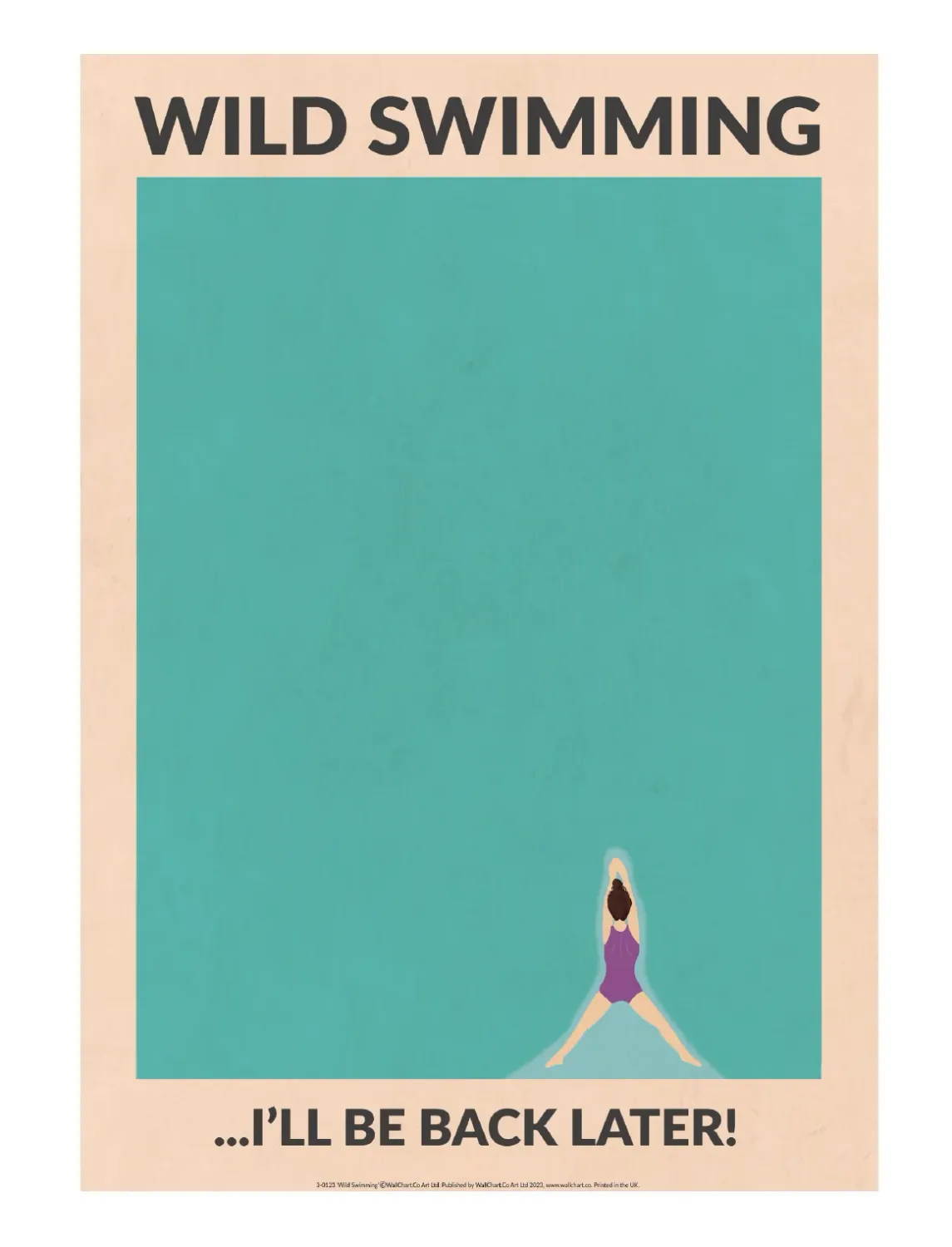 Wallchart Card, Design: Wild Swimming