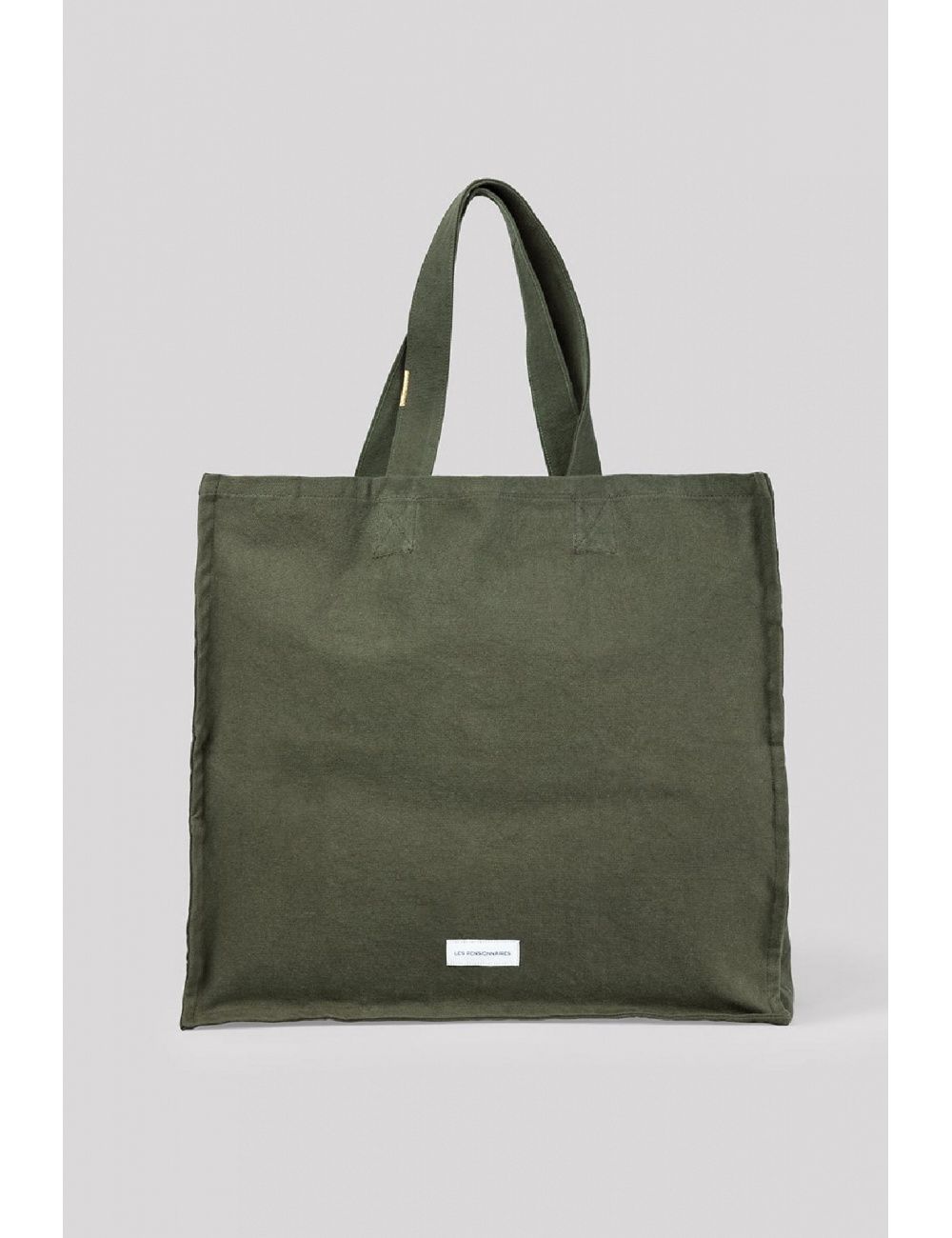Large Organic Cotton Tote, Colour: Caper