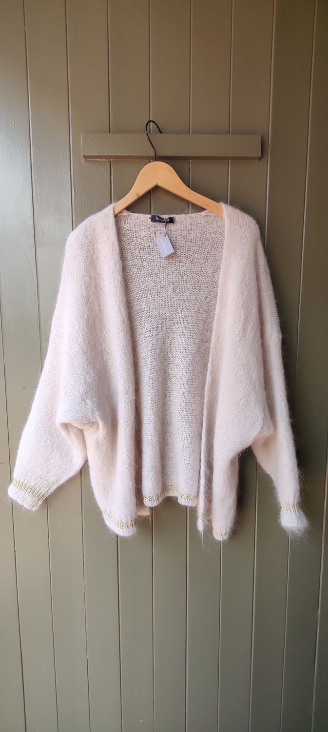 Cream Cardigan, Colour: Cream, Size: One Size