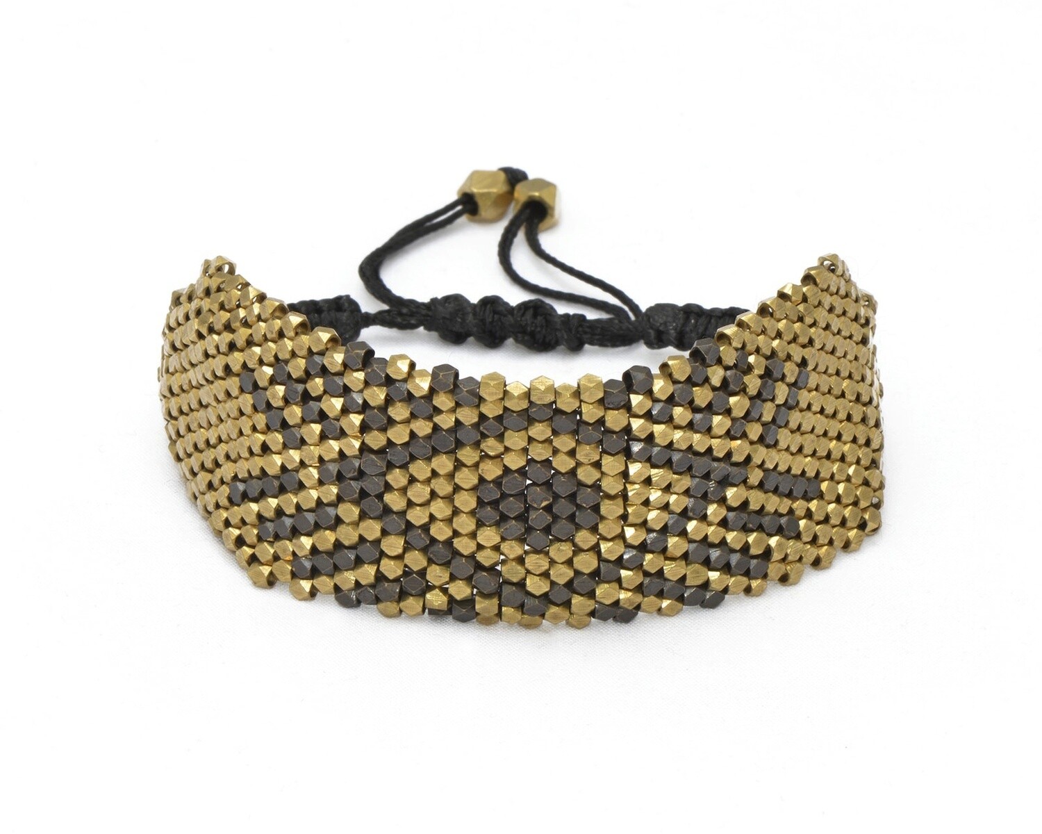 Uwa Black &amp; Brass Bracelet