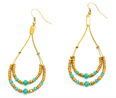 Orchis Turquoise Earrings