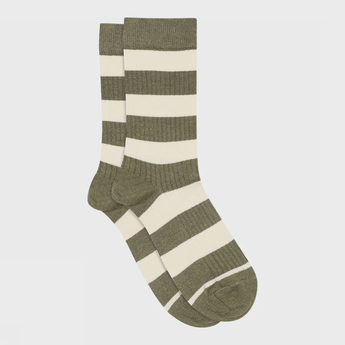 Signe Socks, Colour: Deep Lichen Green, Size: 37-39