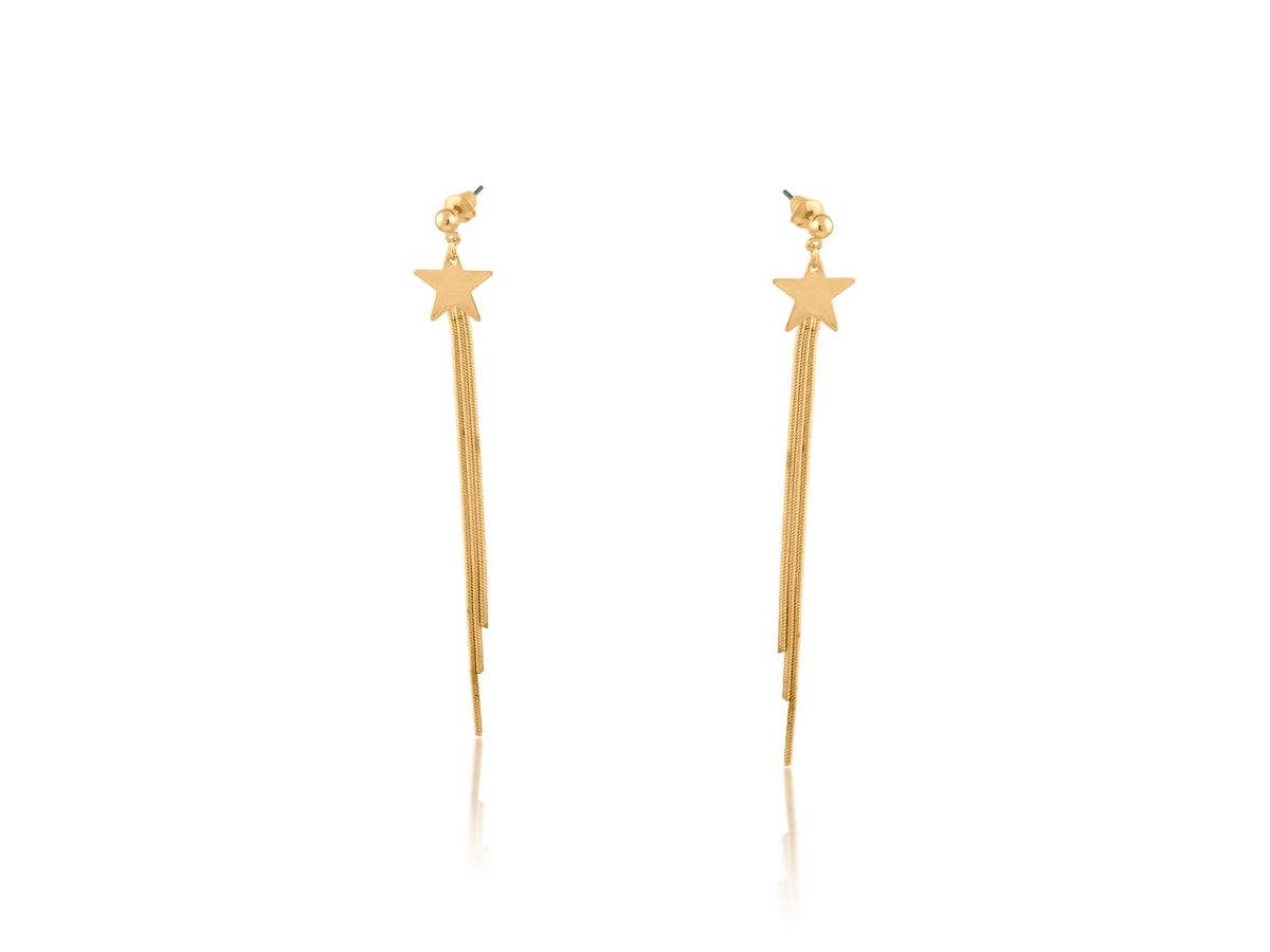 Celena Star Dangle, Colour: Gold