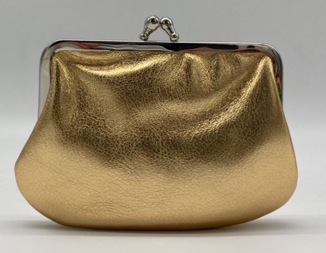Sam Metallic Purse, Colour: Gold