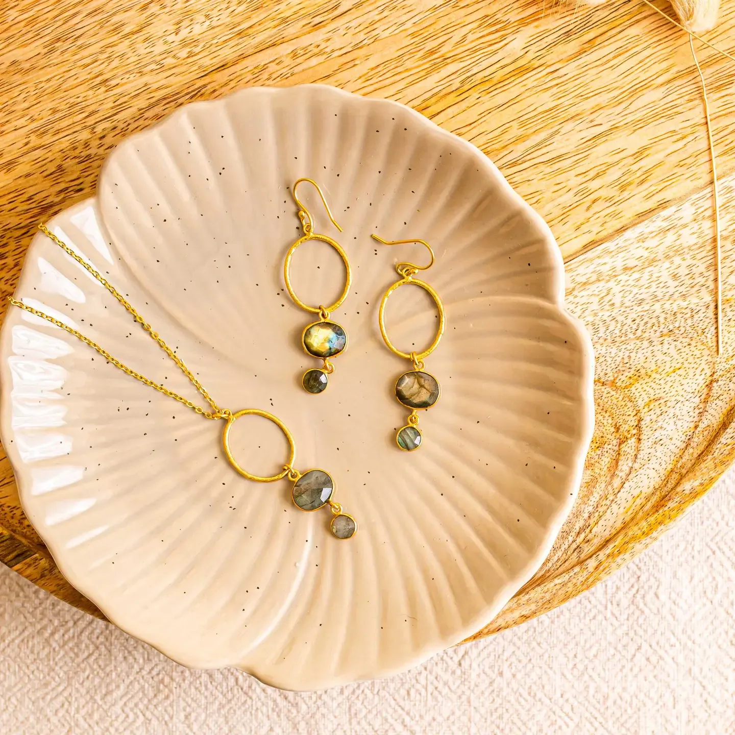 Cadiz Labradorite Earrings