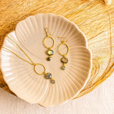 Cadiz Labradorite Earrings