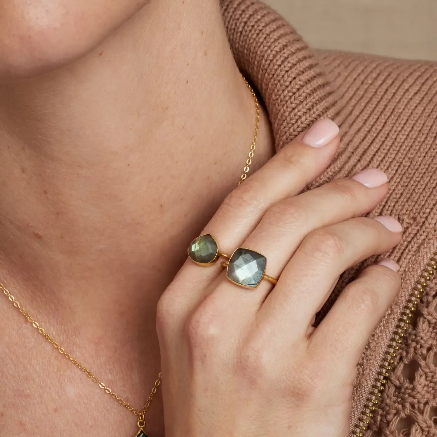 Darcy Labradorite Ring