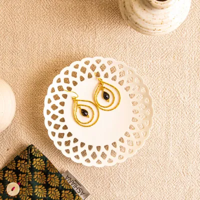 Saskia Black Onyx Earrings