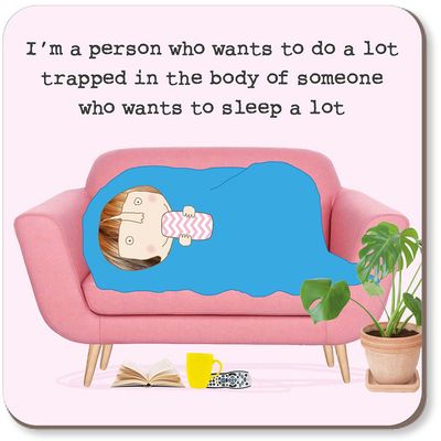 Sleep A Lot Coaster