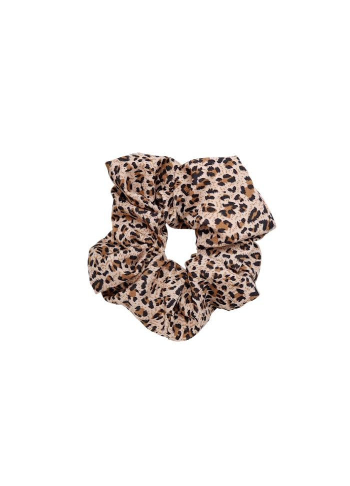 Yara Leo Scrunchie, Colour: Brown