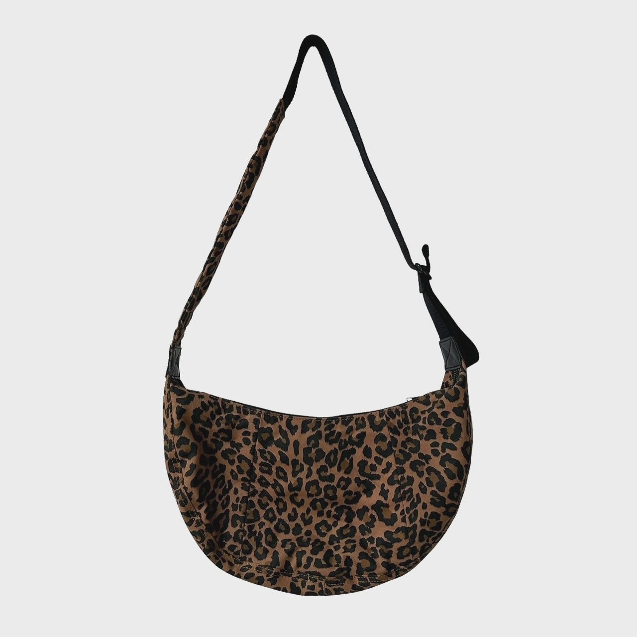 Brown Leopard Brixton Cross Body Bag, Size: Small