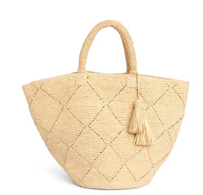Large Raffia Beach Basket