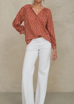 Ari Print Long Sleeve Top