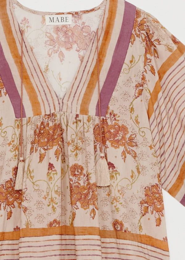 Aubrie Short Sleeve Top, Colour: Multi, Size: Small