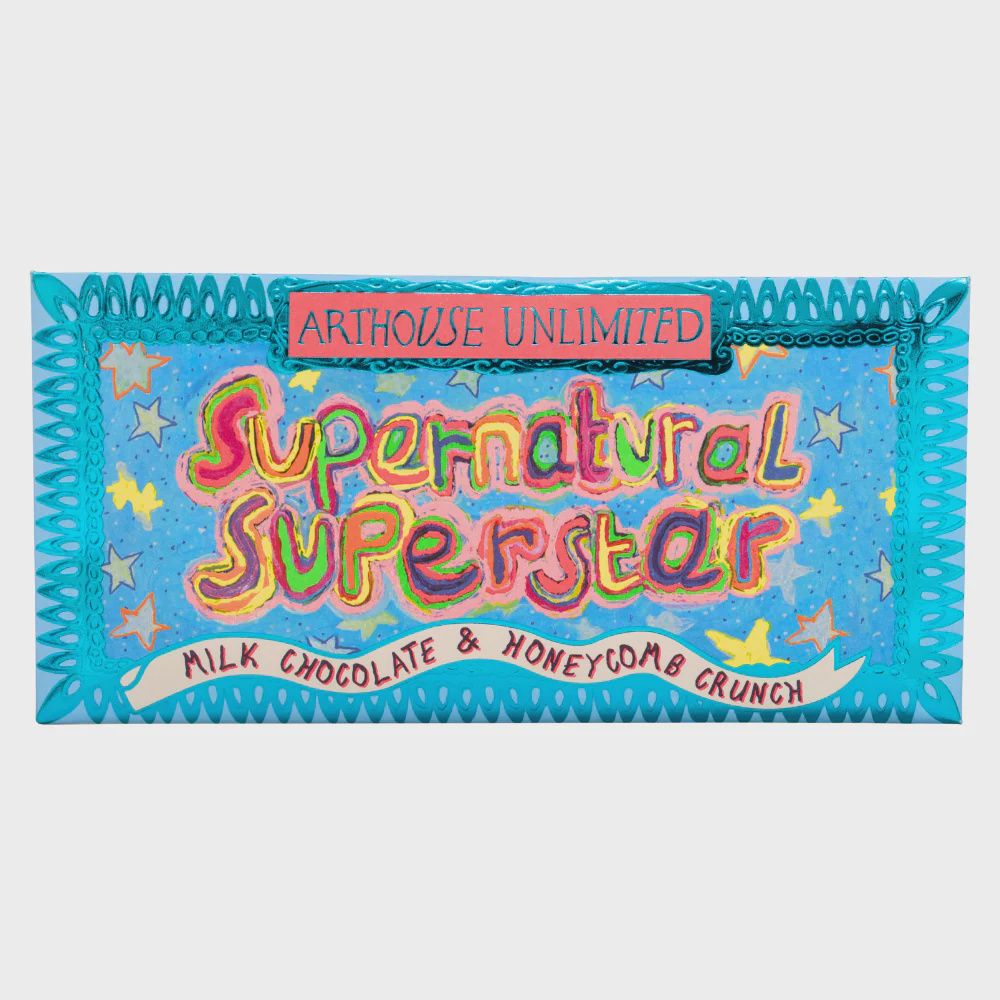 Supernatural Superstar Milk Chocolate Bar, Flavour: Honeycomb Crunch