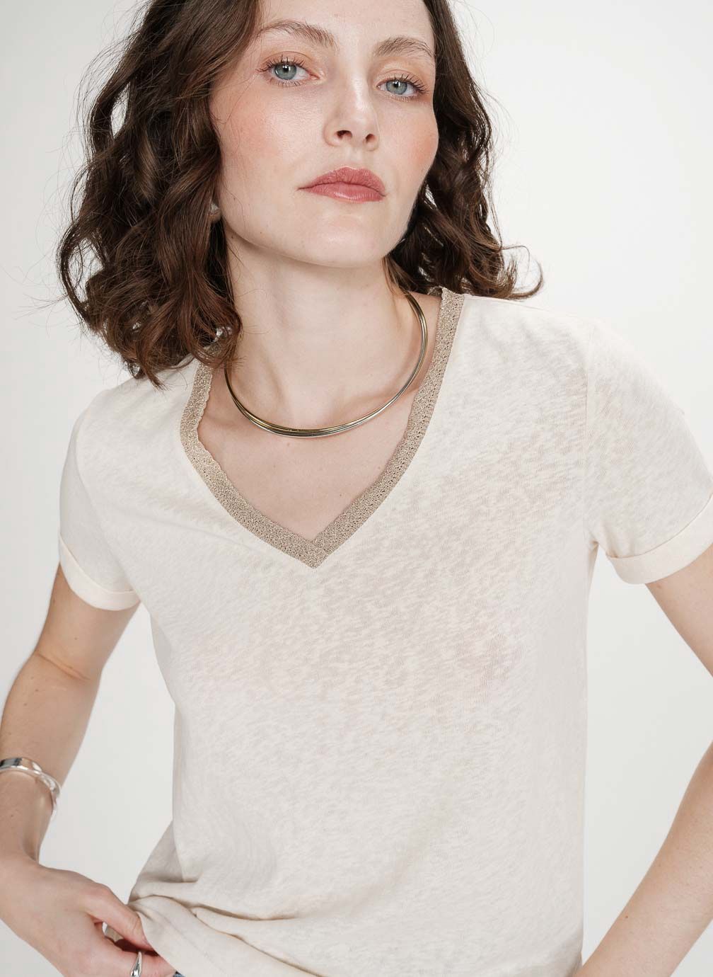 Vasco T-Shirt, Colour: Almond, Size: Small