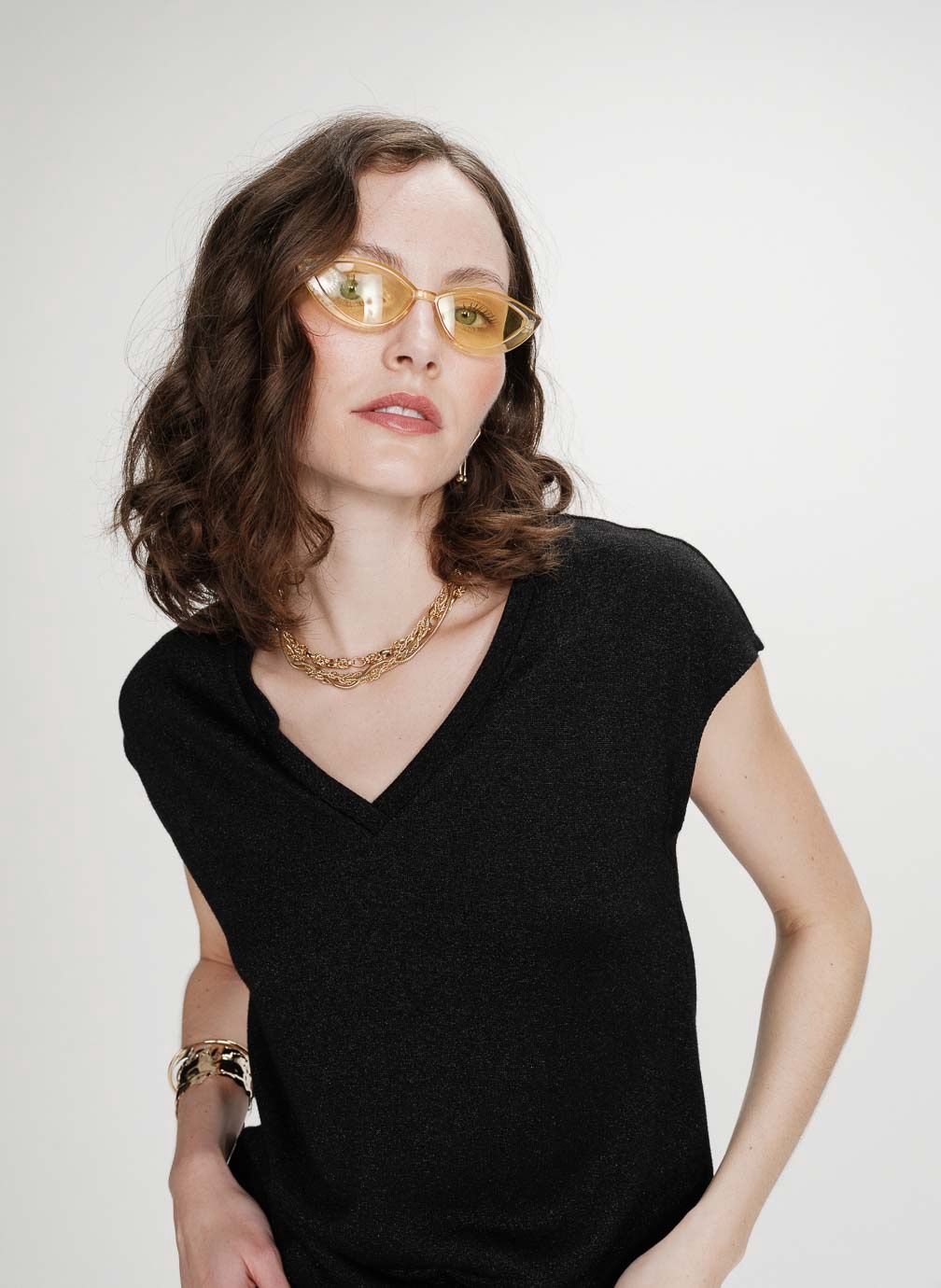 Valsons Top, Colour: Black, Size: Large