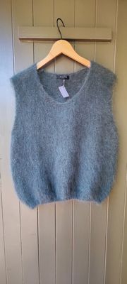 Khaki Mohair Vest