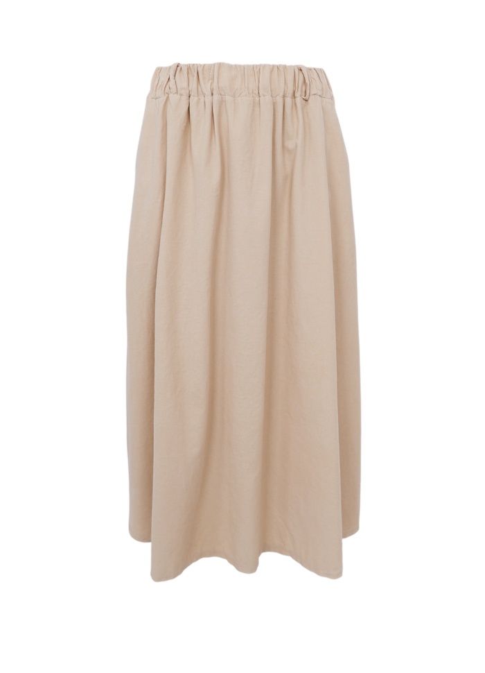 Virginia Corduroy Skirt, Colour: Pearl, Size: S/M