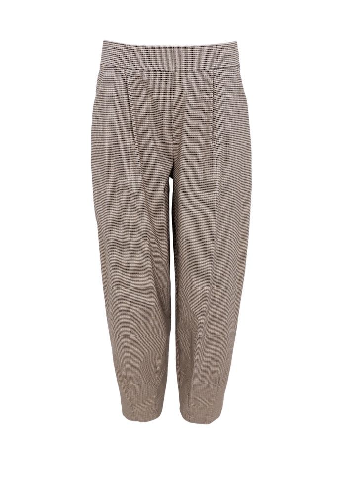 Davina Art Barrel Pant, Colour: Brown, Size: S/M