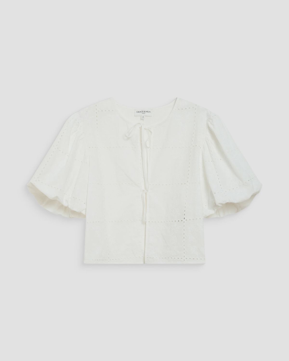 Wylette Top, Colour: White, Size: Small