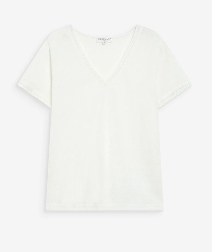 Willem Top, Colour: Ivory, Size: Small