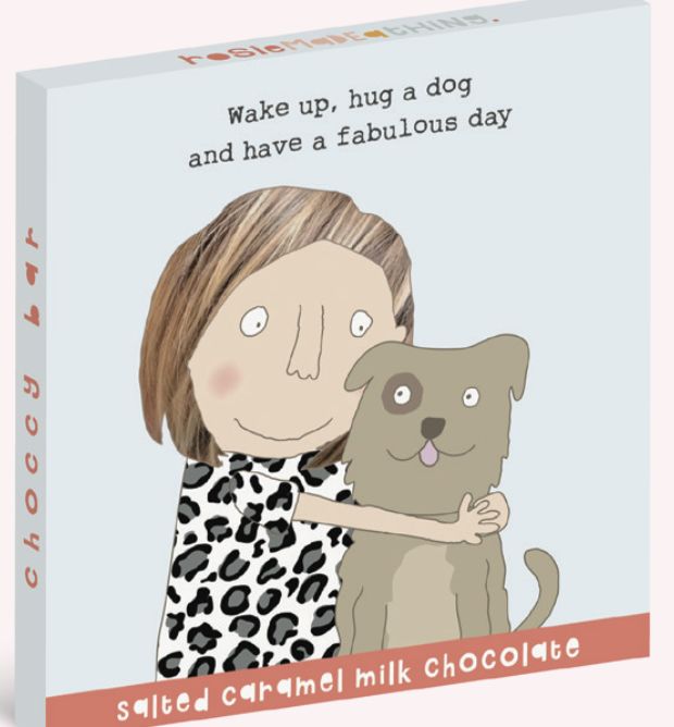 Hug A Dog Milk Chocolate Bar, Colour: Salted Caramel