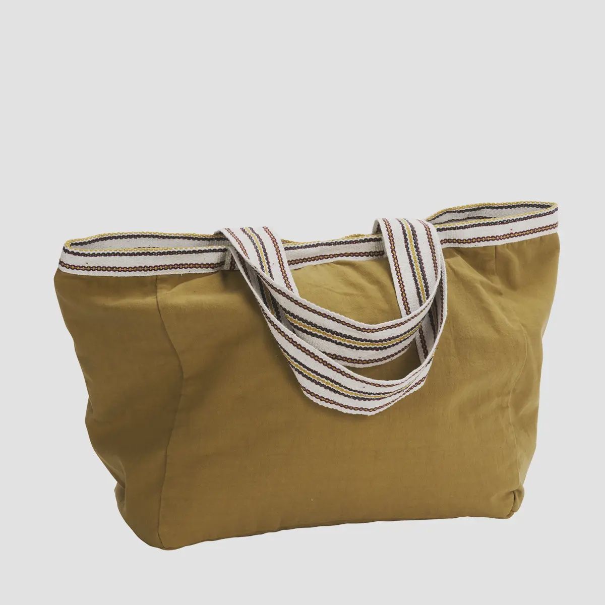 Mustard Cotton Tote Bag