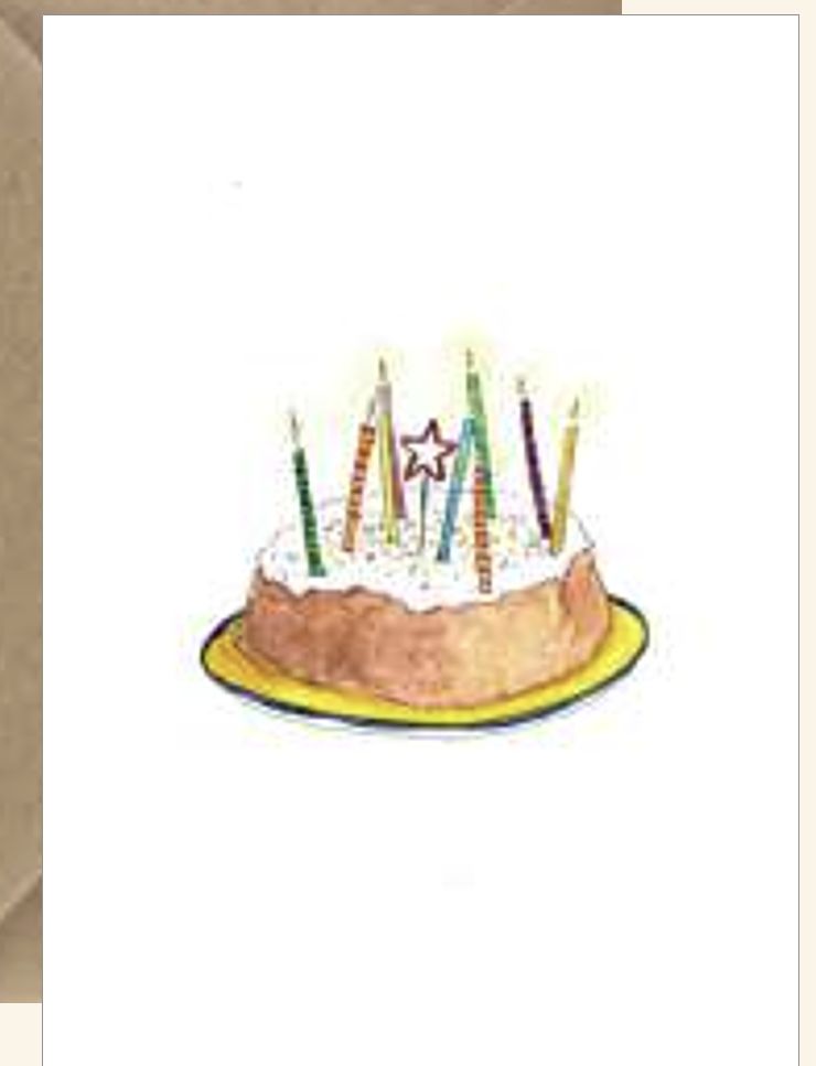Homemade Cake Card