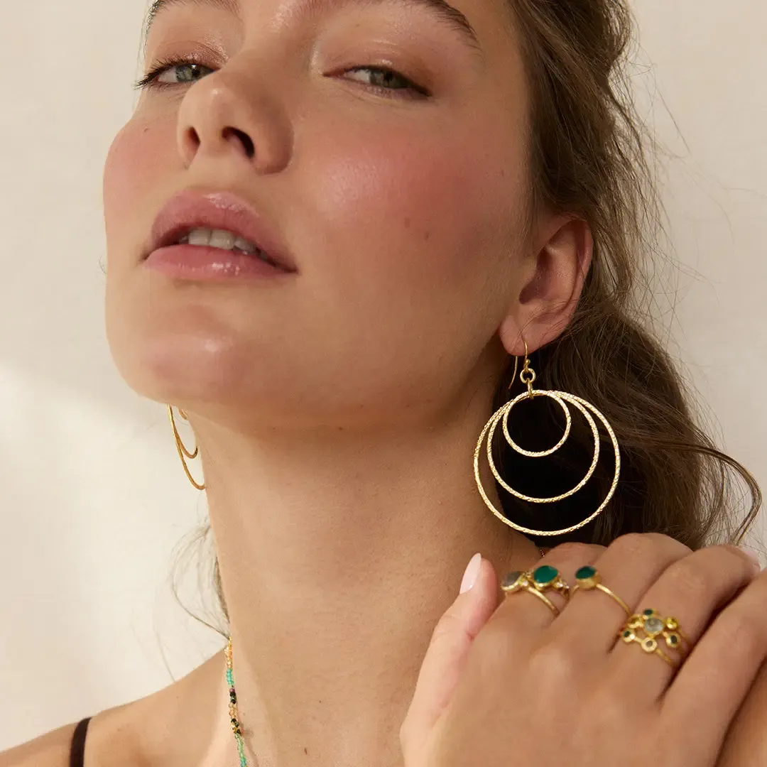 Chania Gold Earrings