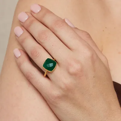 Darcy Green Onxy Ring