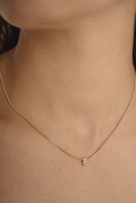 Gold Alphabet Necklace