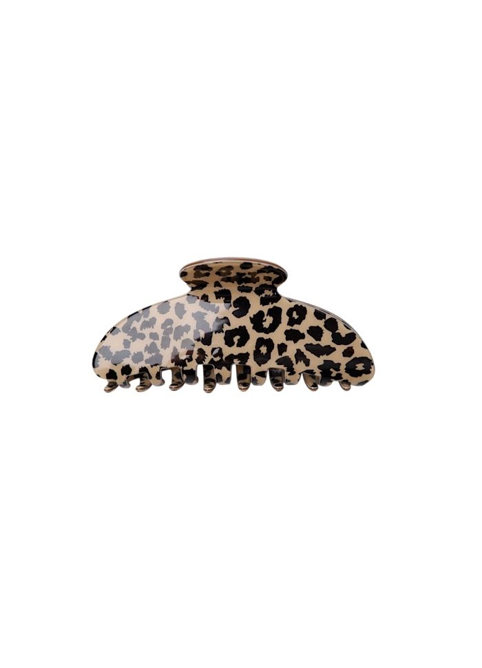 Asher Hair Claw, Colour: Beige Leo