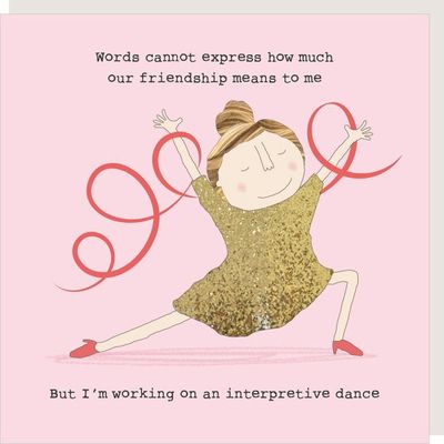 Friendship Dance Card