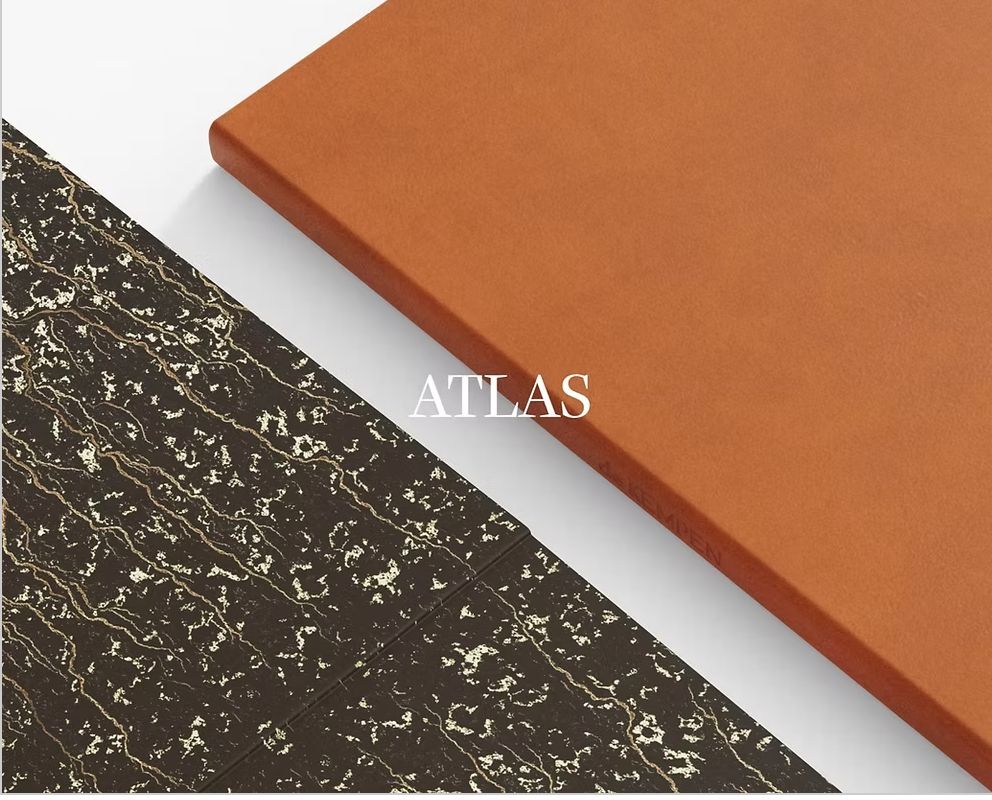 Atlas Ruled Pocketbook, Colour: Brown