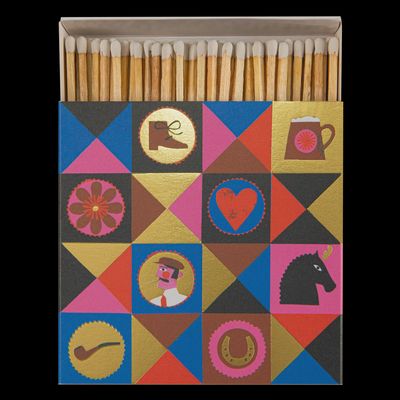 Colourful Gentleman Match Box