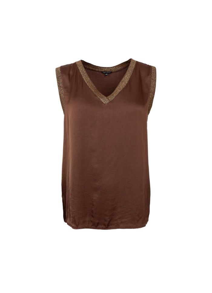 Mabel Top, Colour: Espresso, Size: S/M