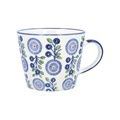 Navy Bellis Daisy Stoneware Mug