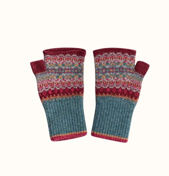 Alloa Open Mitt Gloves, Colour: Velvet