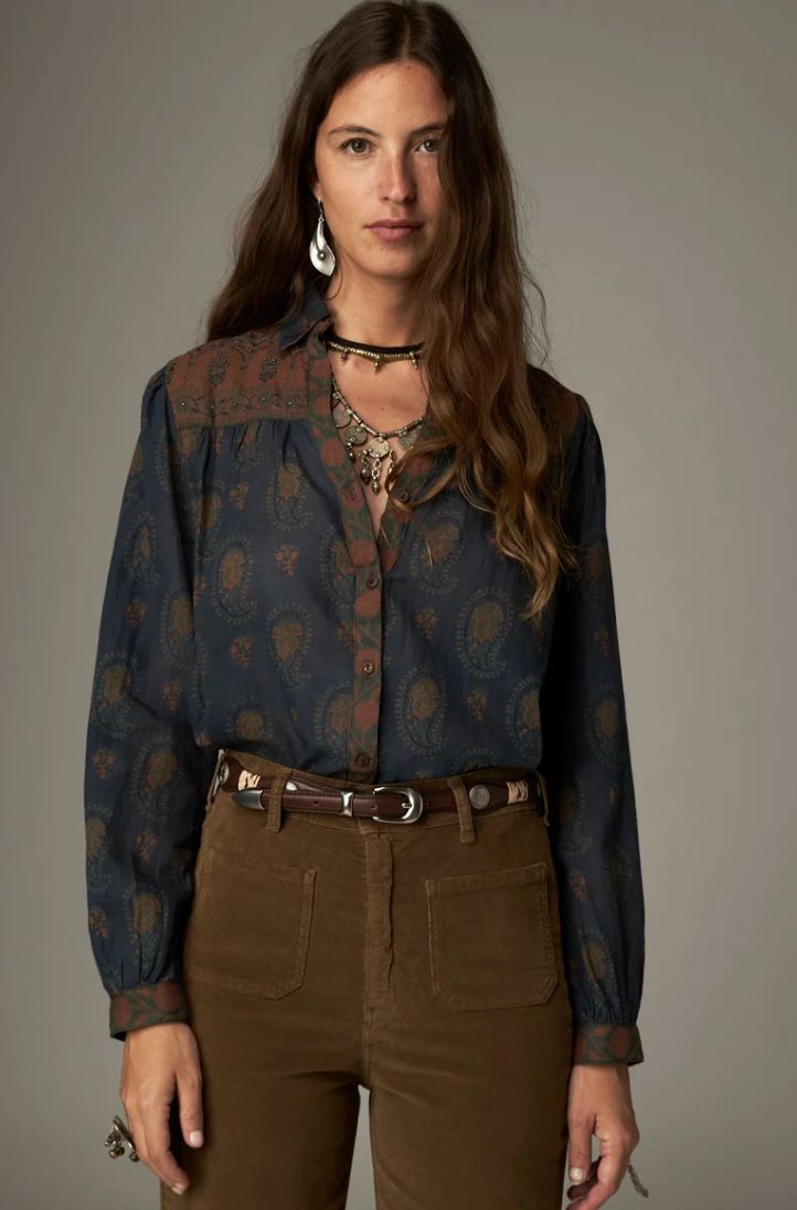 Louis Ganges Shirt, Colour: Dark Blue, Size: S/M