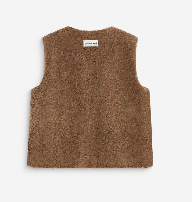 Avery Vest, Colour: Taupe, Size: S/M