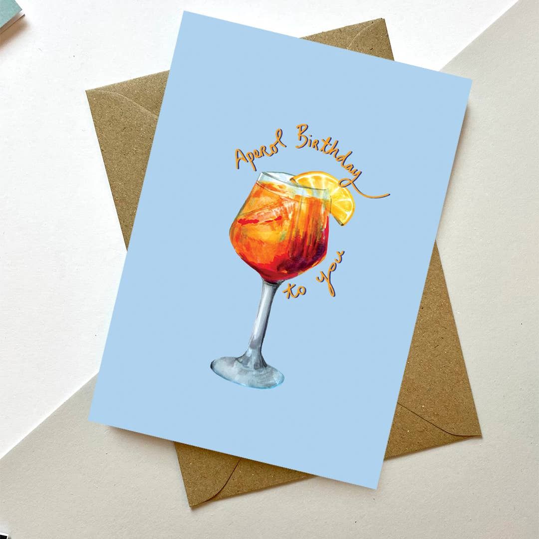 Aperol Birthday Card