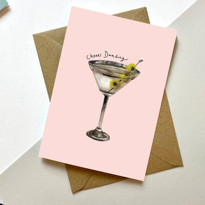 Martini Celebration Card