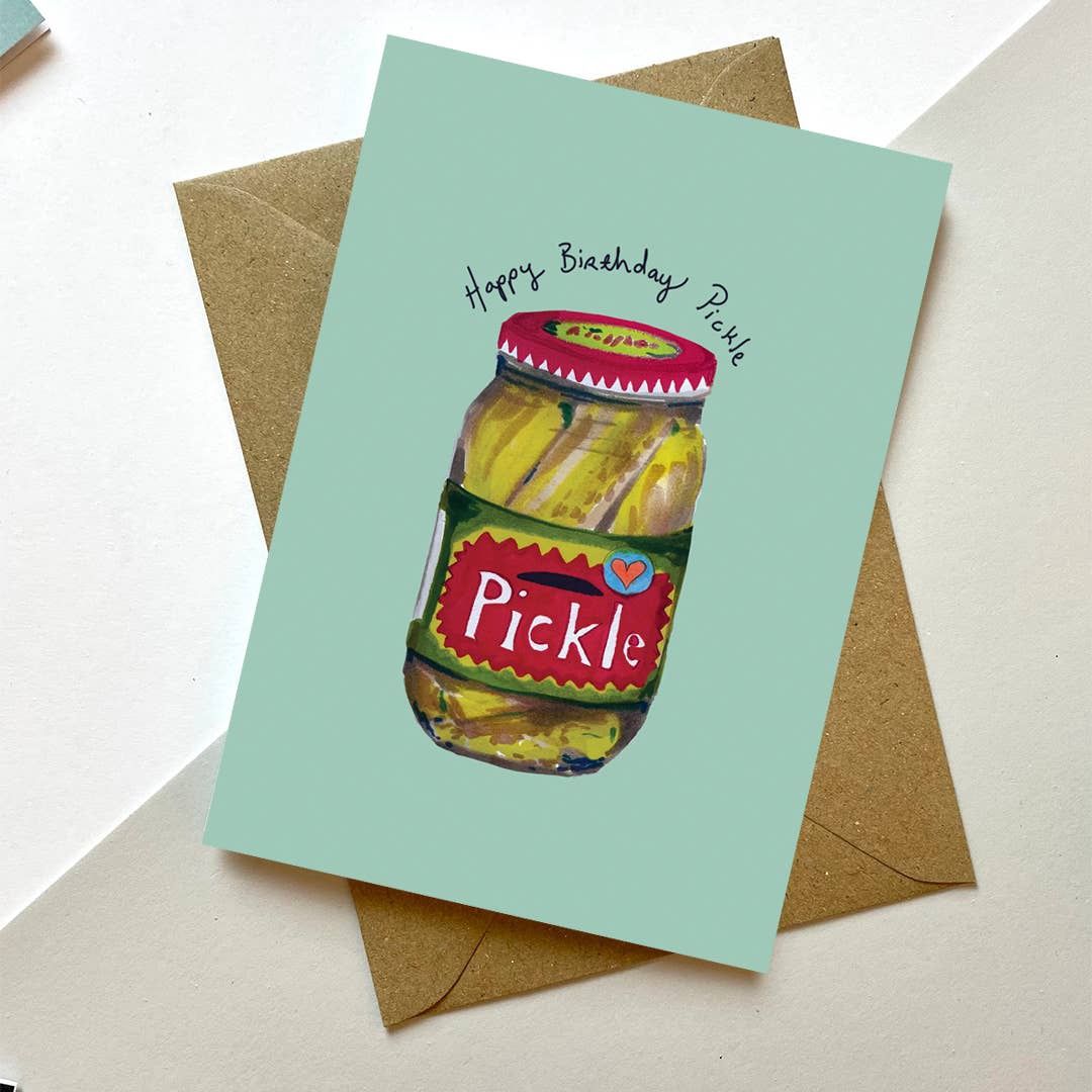 Happy Birthday Pickle Card