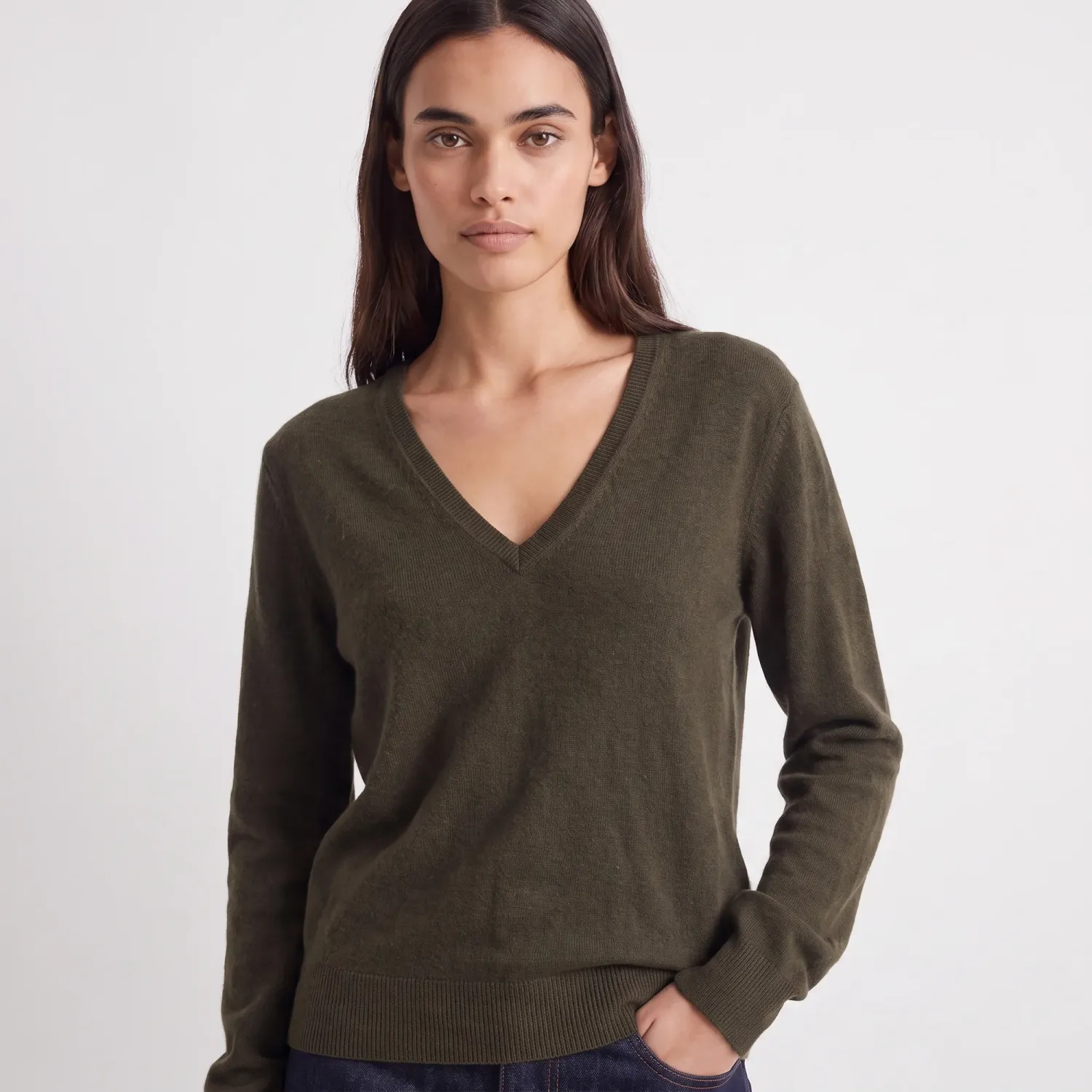 Eden Jumper, Colour: Khaki, Size: S/M
