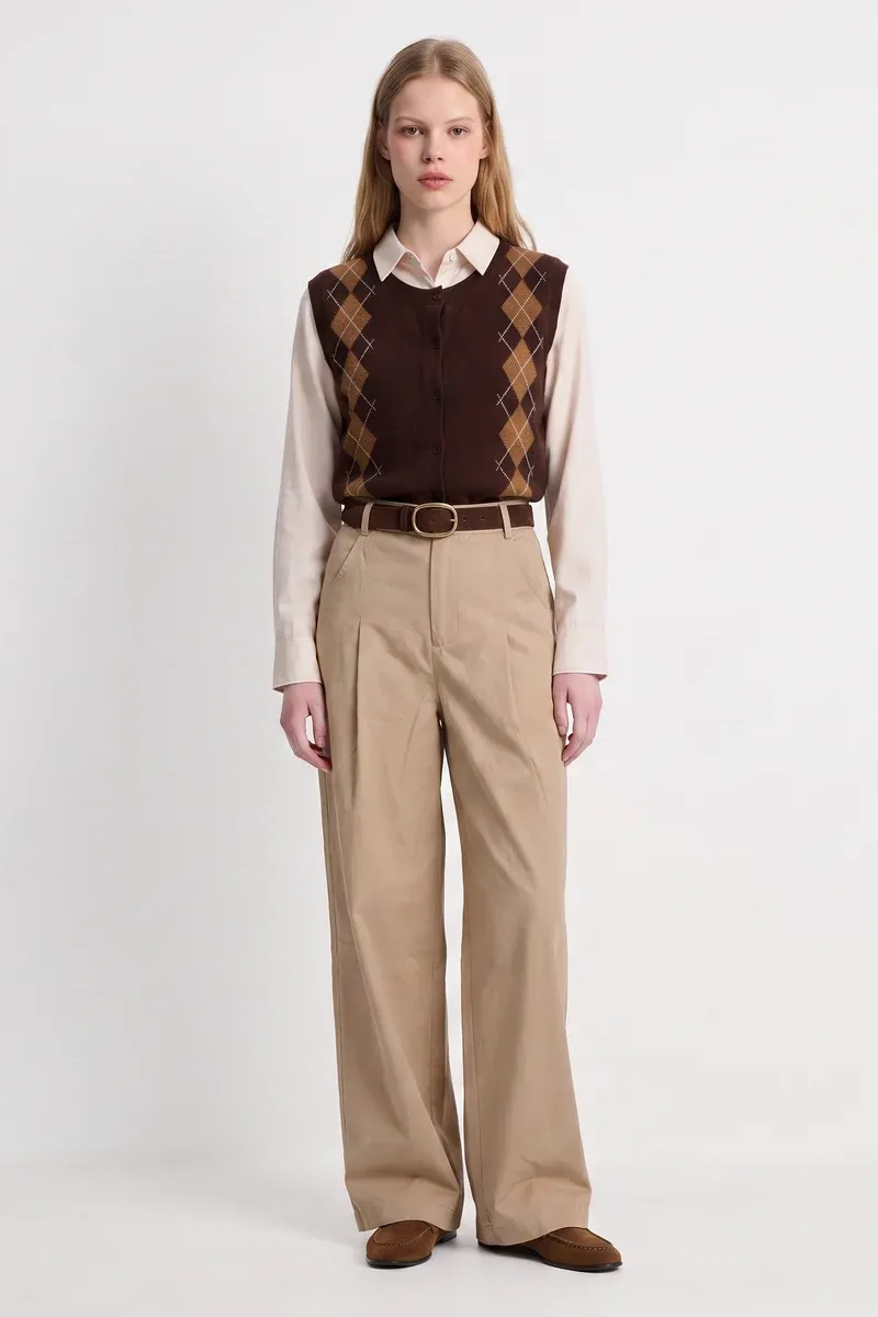 Aniane Cardigan, Colour: Brown, Size: S/M