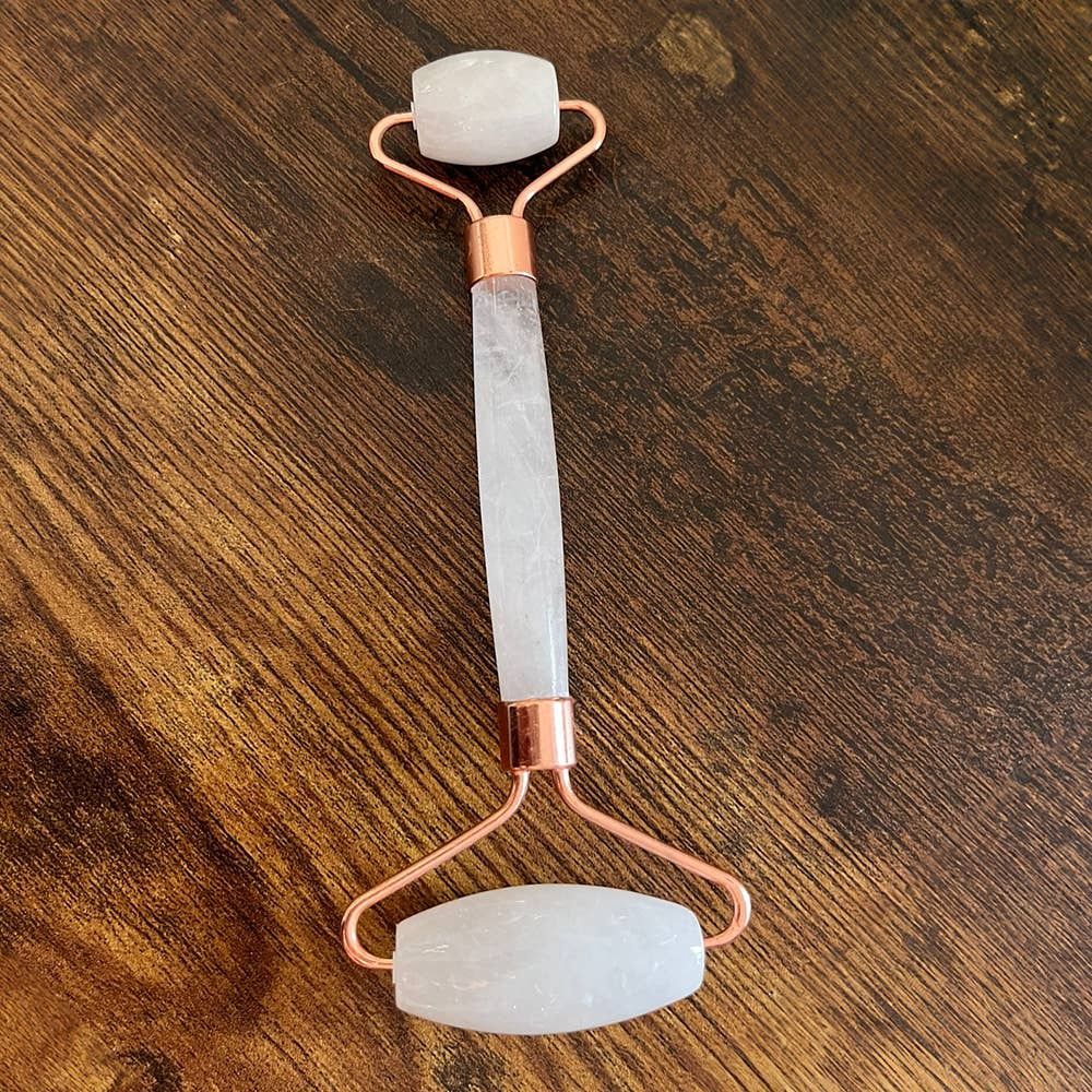 Rose Quartz Crystal Face Roller
