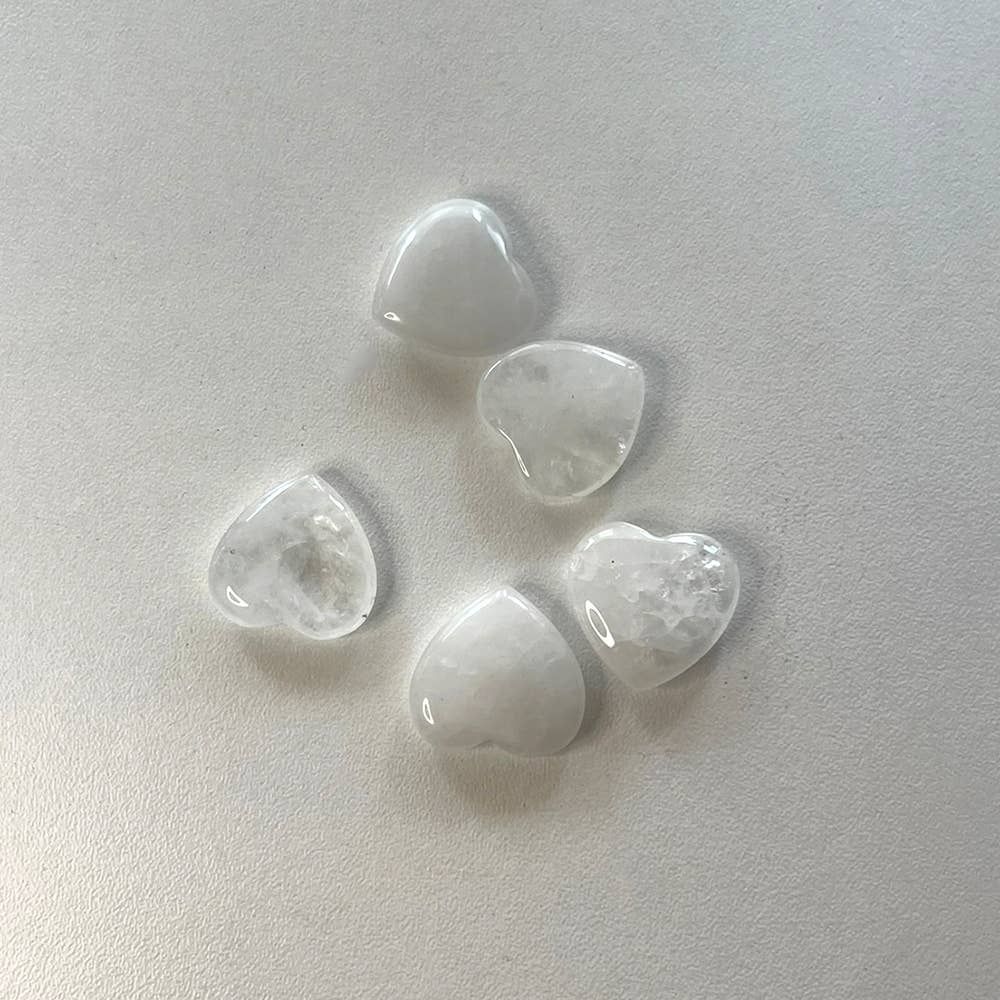 Clear Quartz Mini Crystal Heart
